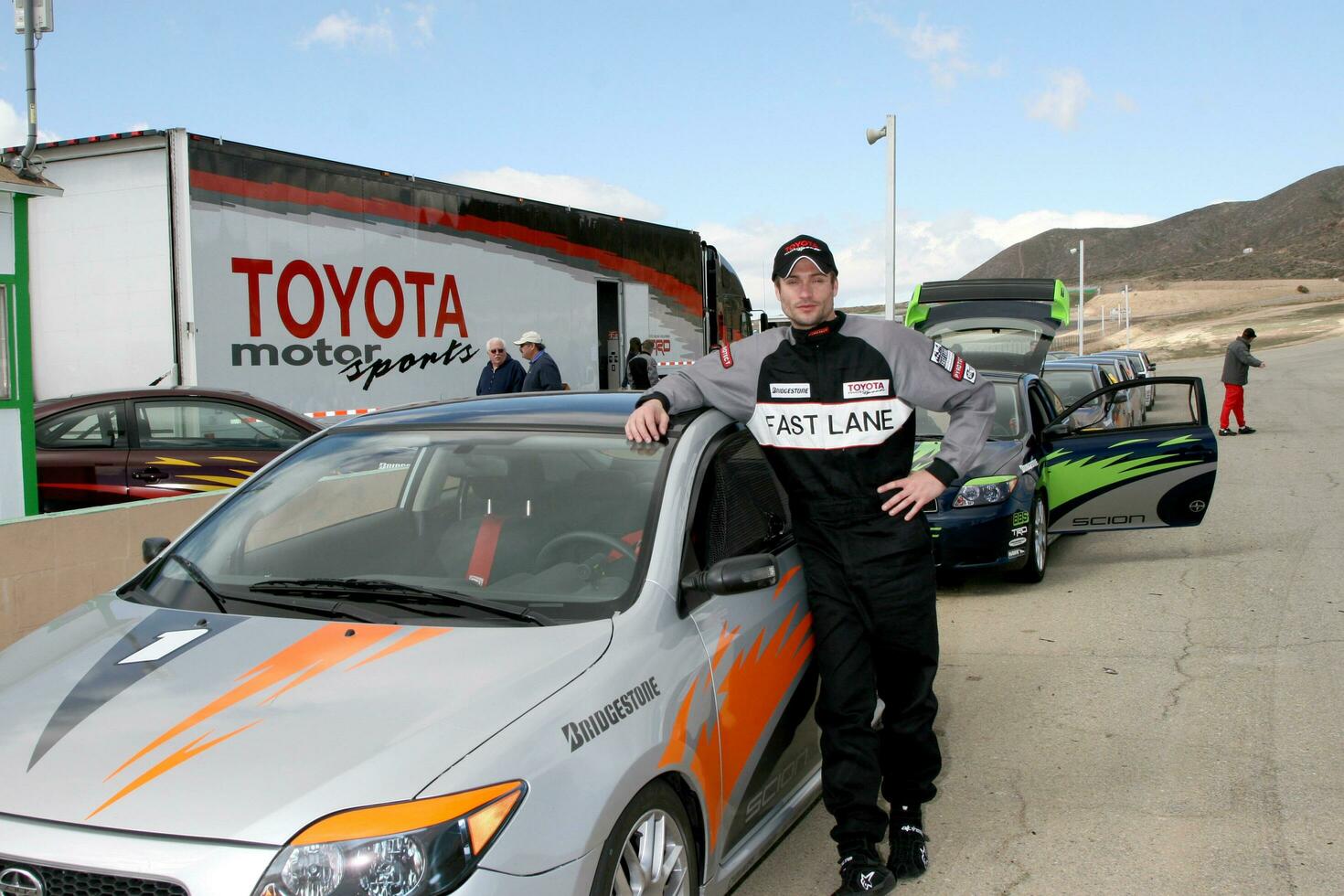 Daniel Goddard Toyota ProCelebrity Race Lancaster Training The Willows Lancaster CA March 15 2008 2008 Kathy Hutchins Hutchins Photo