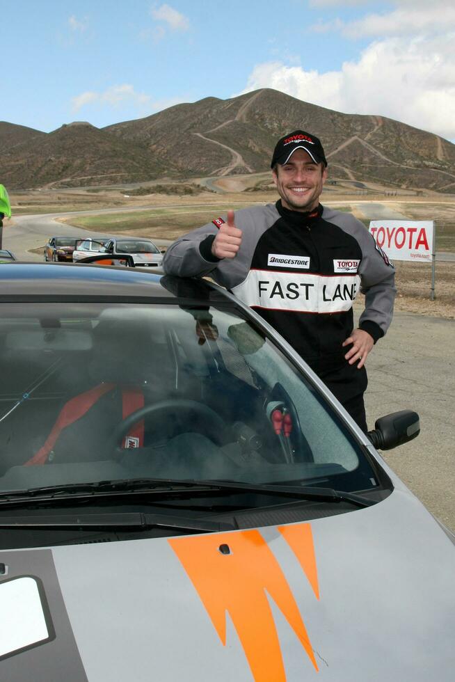 Daniel Goddard Toyota ProCelebrity Race Lancaster Training The Willows Lancaster CA March 15 2008 2008 Kathy Hutchins Hutchins Photo