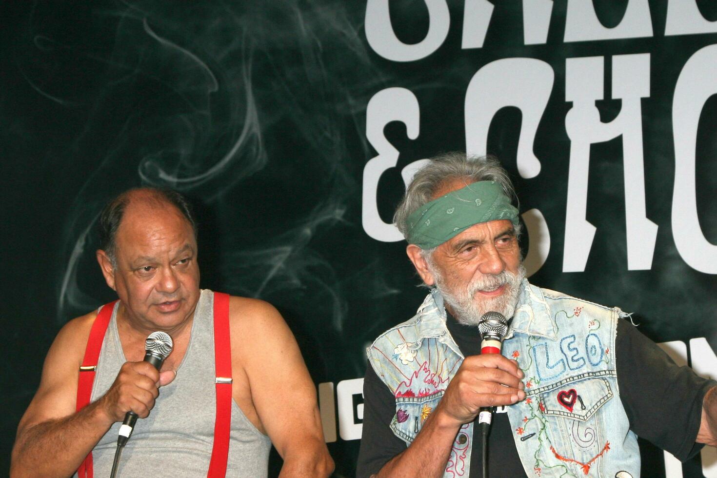 Cheche marin tommy chong Cheche chong prensa conferencia en Oeste hollywood California en julio 30 2008 2008 kathy hutchins hutchins foto