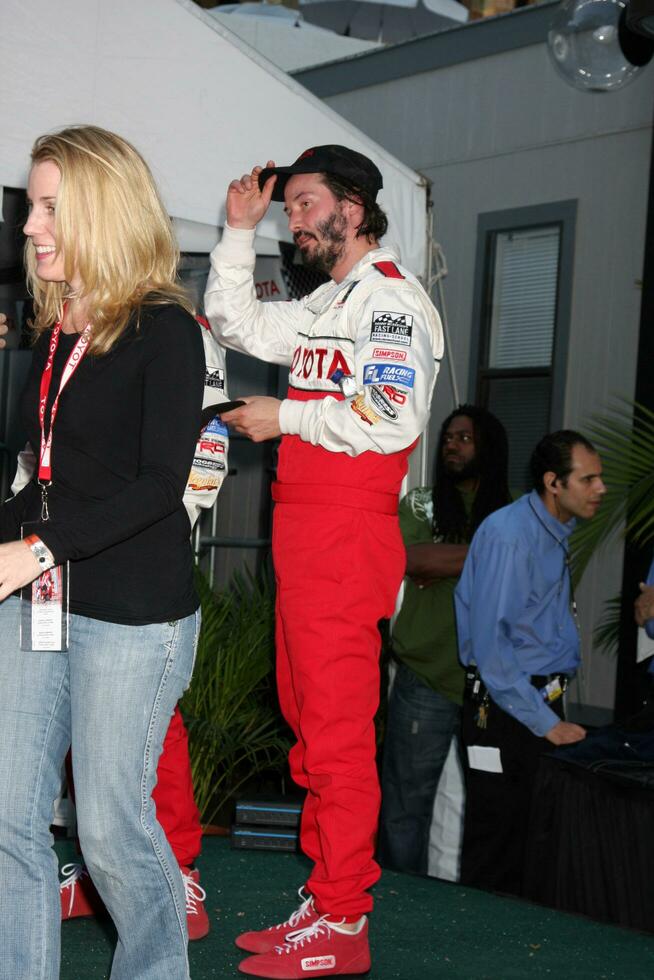 keanu Reeves a el toyota proceleb Calificación día en abril 17 2009 a el largo playa grandioso prix curso en largo playa California 2009 kathy hutchins hutchins foto