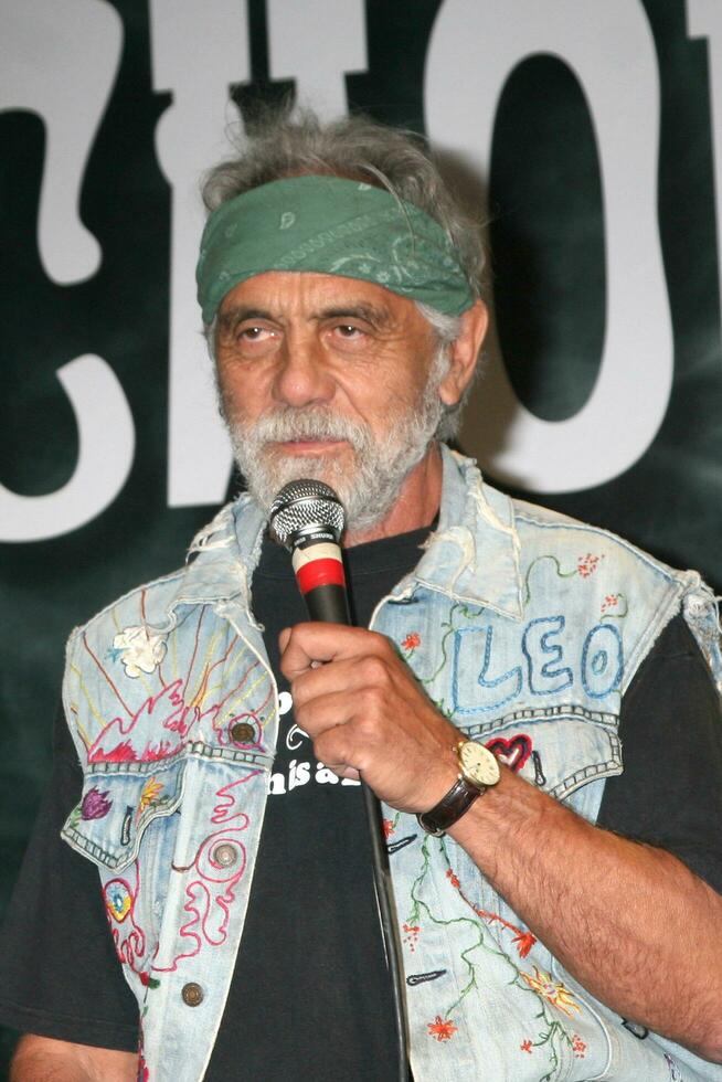 Tommy Chong Cheech  Chong Press Conference in West Hollywood CA on July 30 2008 2008 Kathy Hutchins Hutchins Photo