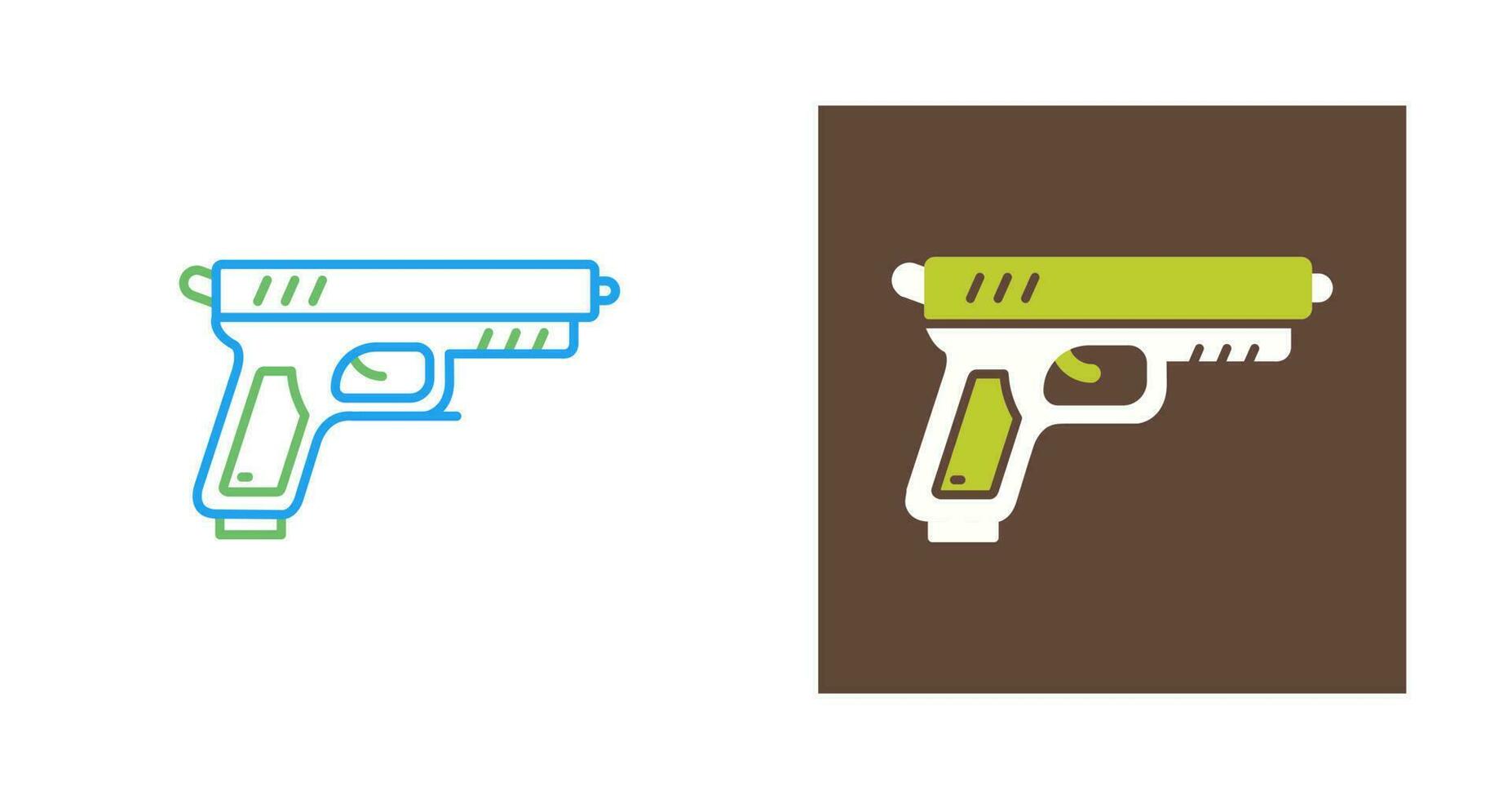 icono de vector de pistola