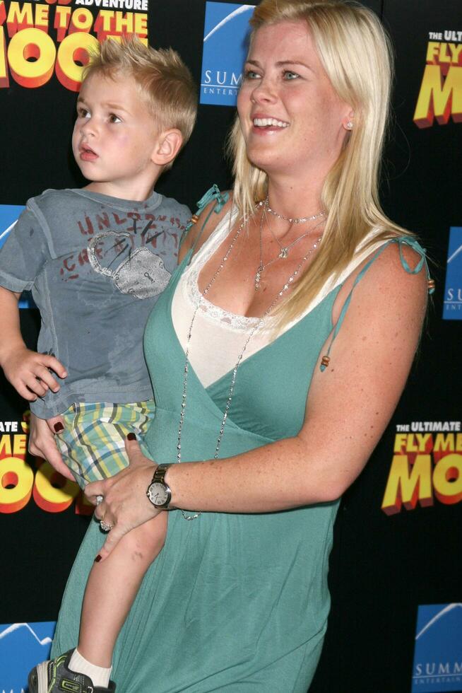 Alison Sweeney  Son arriving at the premiere of Fly Me To The Moon at the Directors Guild Theater in Los Angeles CA August 3 2008 2008 Kathy Hutchins Hutchins Photo