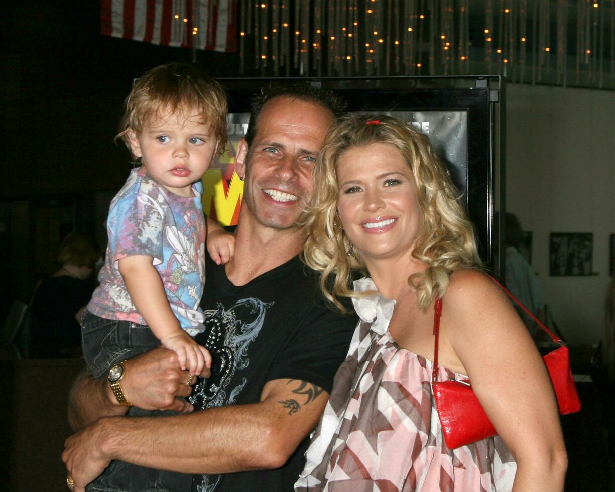 Lloyd Eisler  Kristy Swanson with their son Magnus arriving at the premiere of Fly Me To The Moon at the Directors Guild Theater in Los Angeles CA August 3 2008 2008 Kathy Hutchins Hutchins Photo