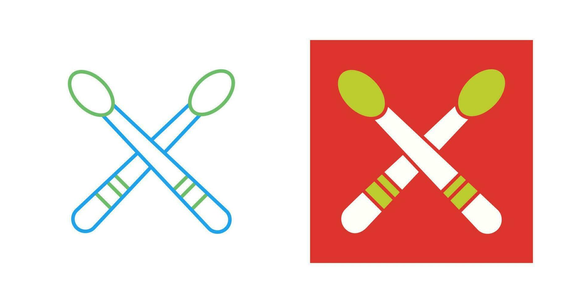 Drumsticks Vector Icon