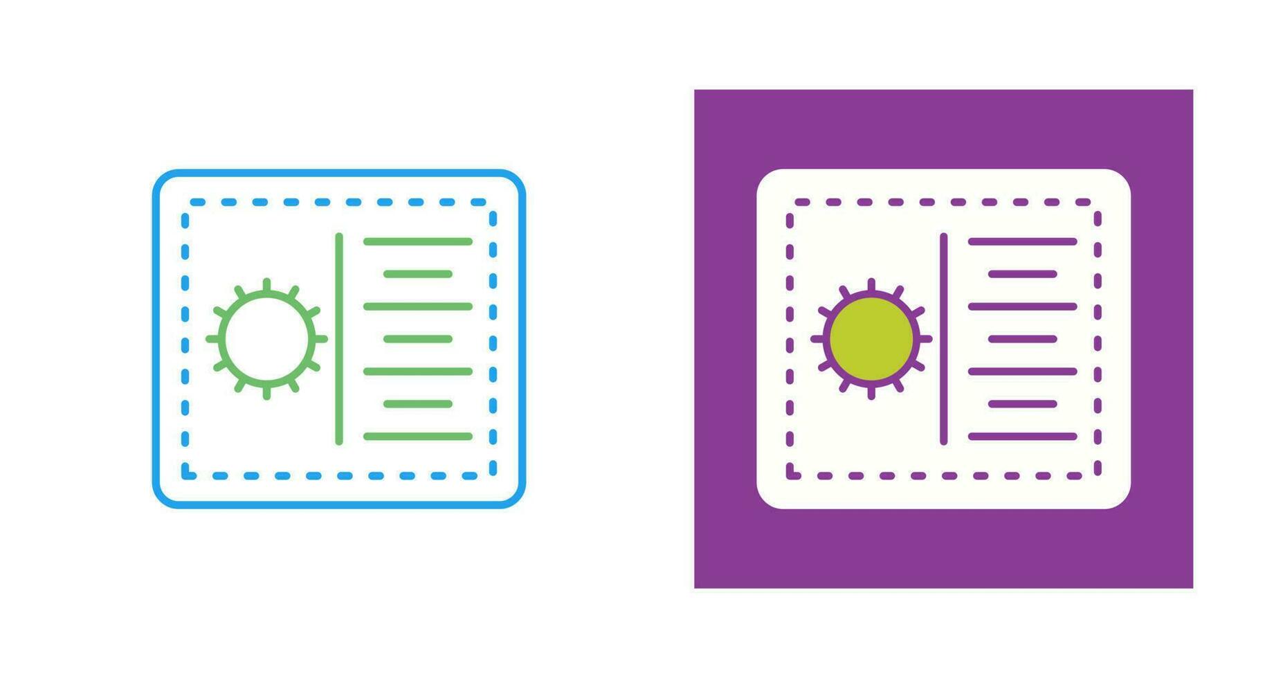 icono de vector de postal
