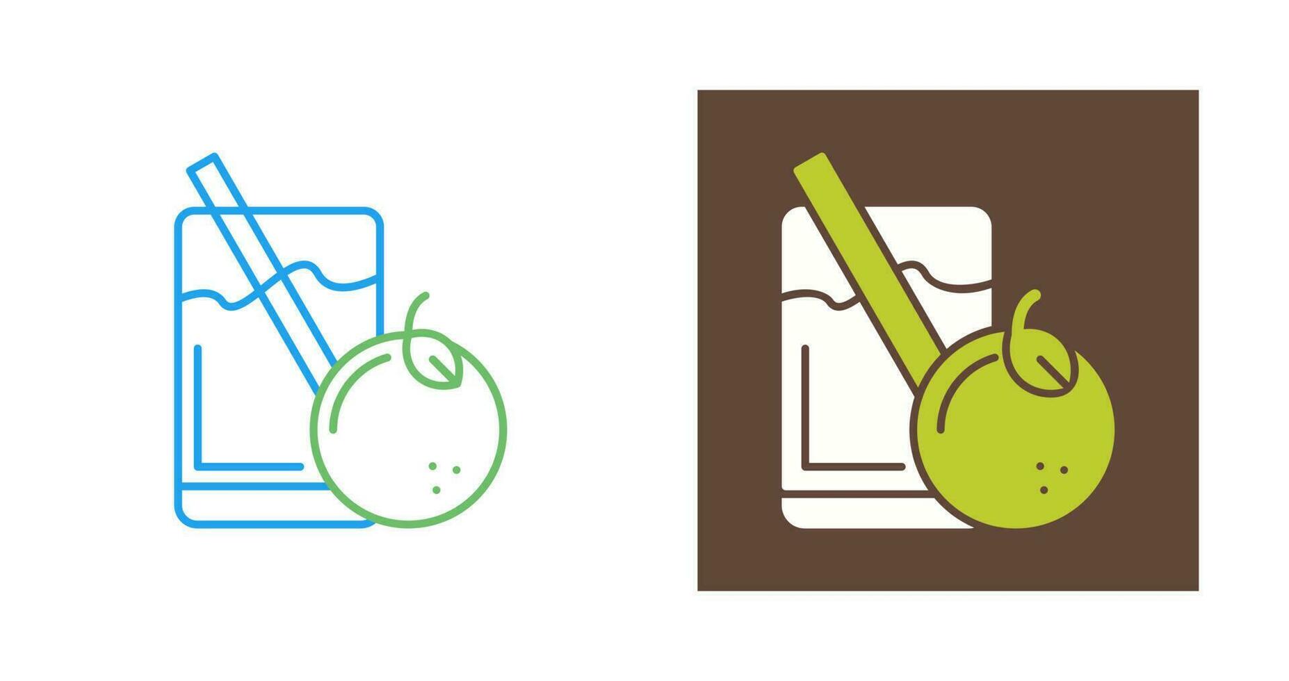 icono de vector de jugo