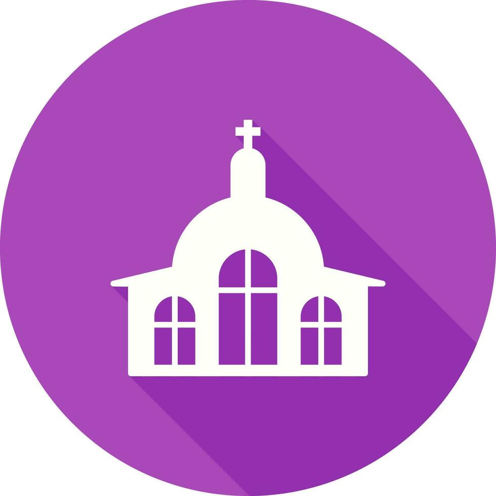 icono de vector de iglesia