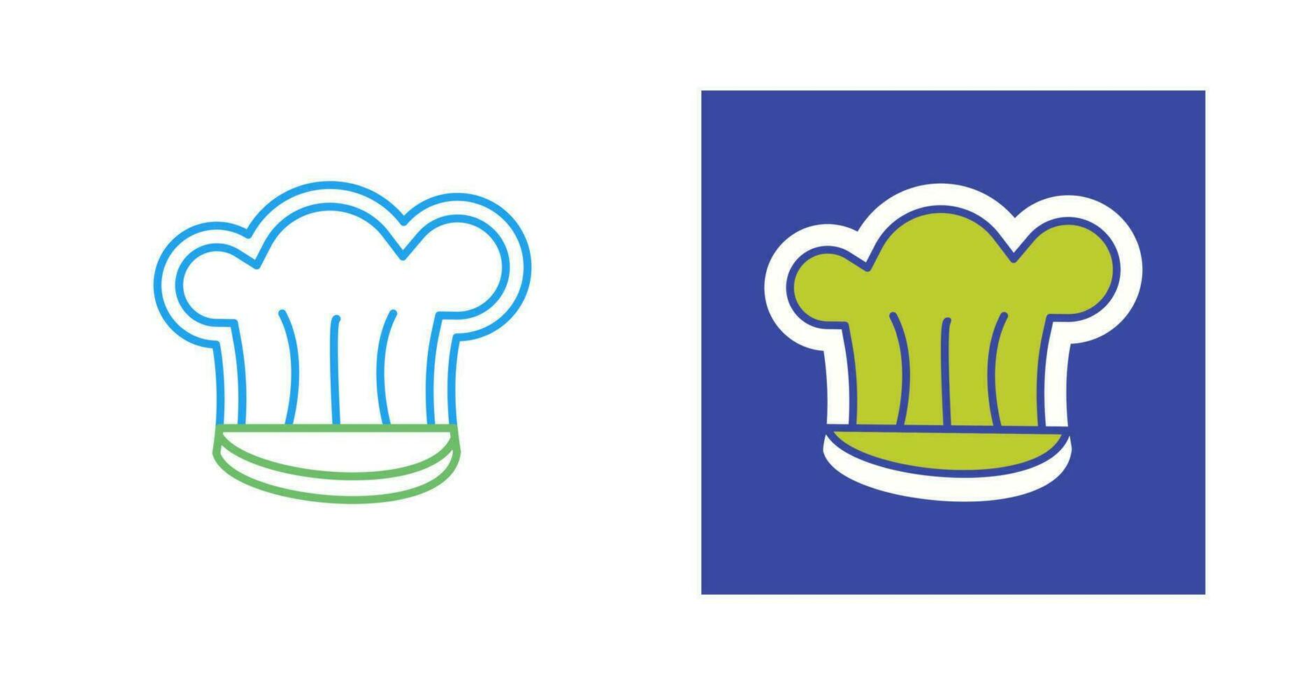 icono de vector de sombrero de chef