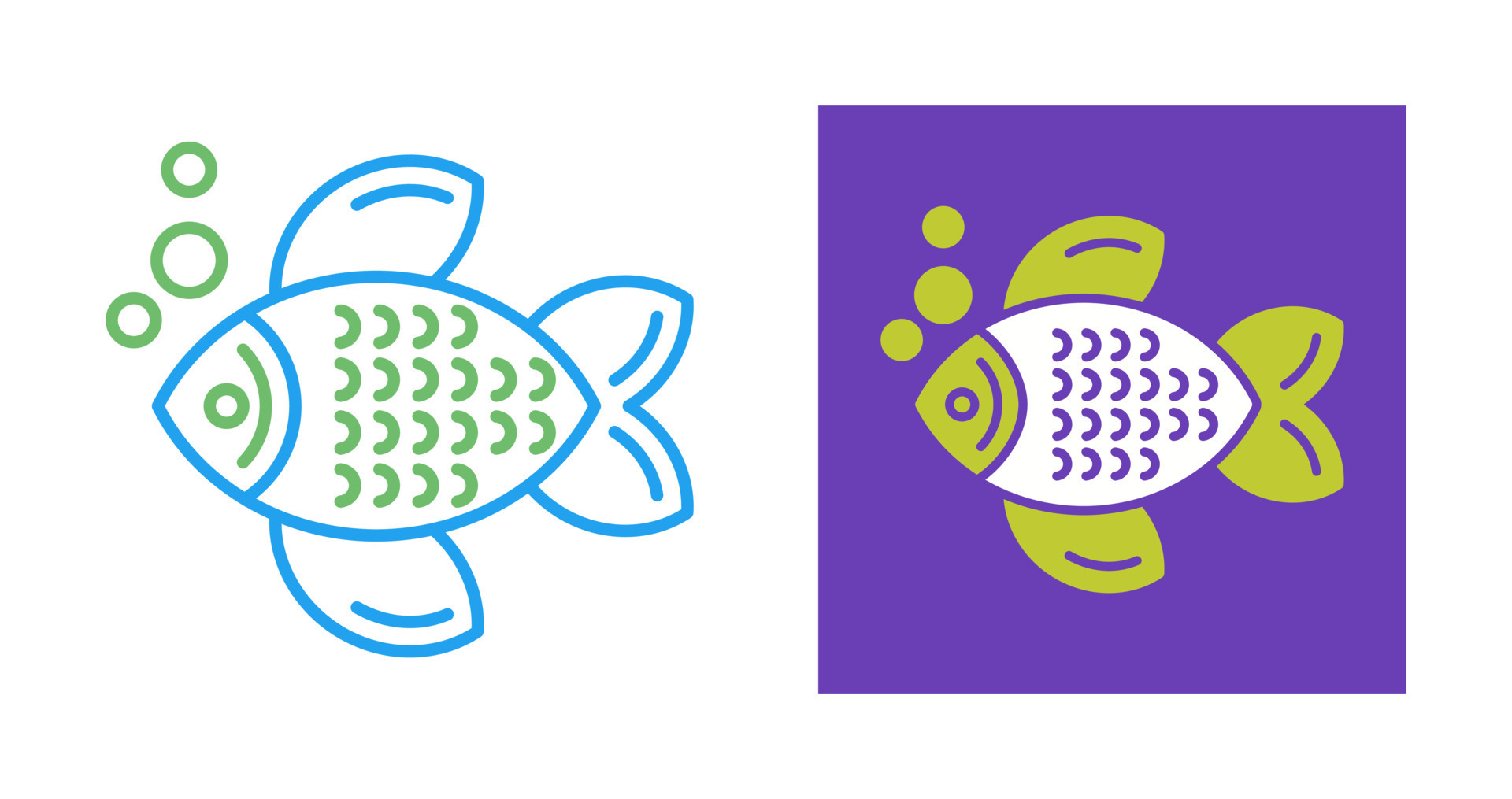 Fish Vector Icon 24002136 Vector Art at Vecteezy