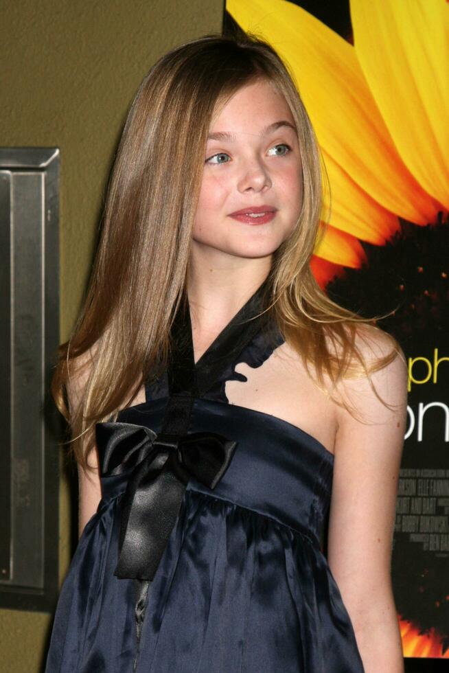 Elle Fanning arriving at the Screening of Phoebe in Wonderland at the Writers Guild Theater in Beverly Hills CA on March 1 2009 2009 Kathy Hutchins Hutchins Photo