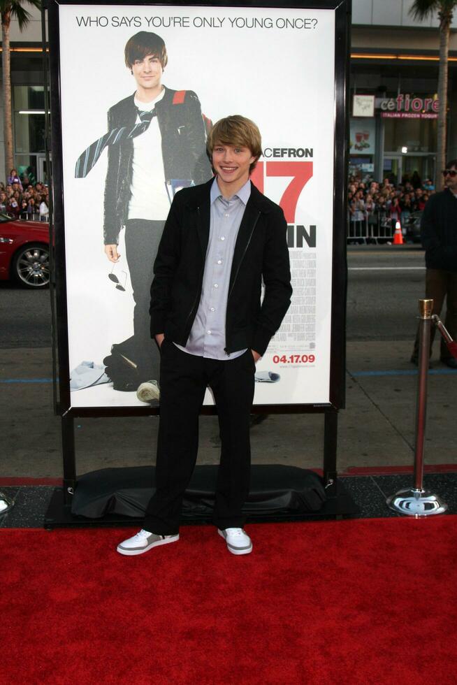 Sterling Knight   arriving at the 17 Again Premiere at Graumans Chinese Theater in Los Angeles CA on April 14 20092009 photo