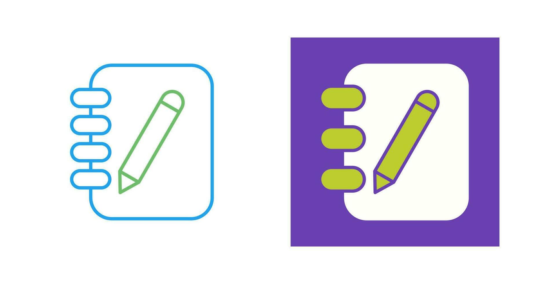 Notebook Vector Icon