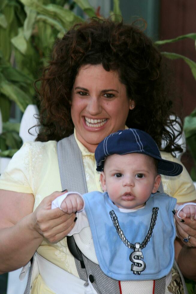 Marissa Jaret Winokur  son Zev arriving to the Camp Ronald McDonald Event on the backlot of Universal Studios in Los Angeles CA on October 26 2008 2008 Kathy Hutchins Hutchins Photo