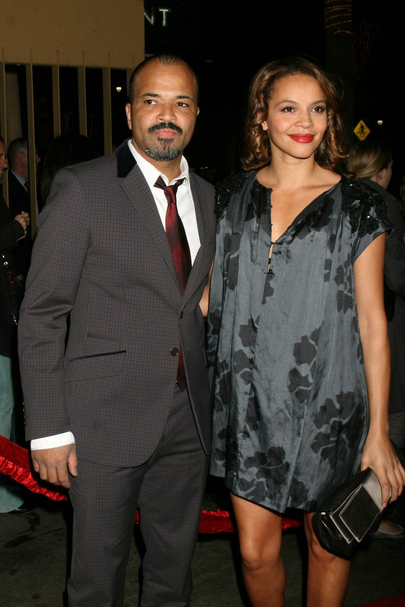 Jeffrey Wright Wife Carmen Ejogo arriving to the Cadillac Records Premiere  at the Egyptian Theater in Los Angeles CA November 24 2008 2008 Kathy  Hutchins Hutchins Photo 24004556 Stock Photo at Vecteezy
