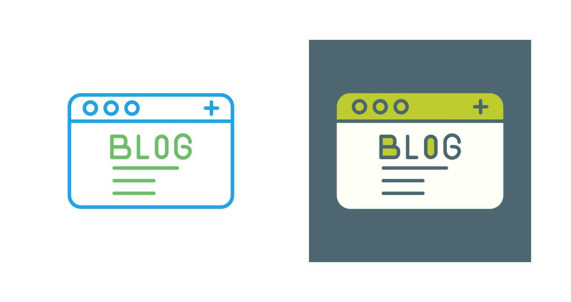 Blog Vector Icon