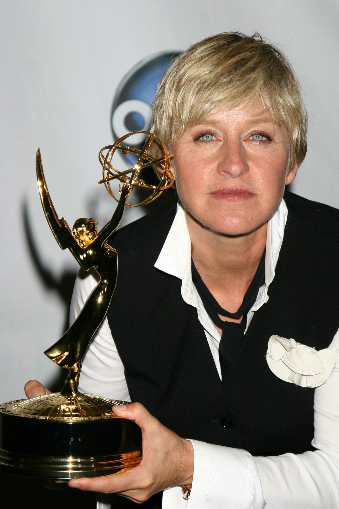 Ellen DeGeneres in the Press Room after she won an Emmy for Talk Show Host at the Daytime Emmys