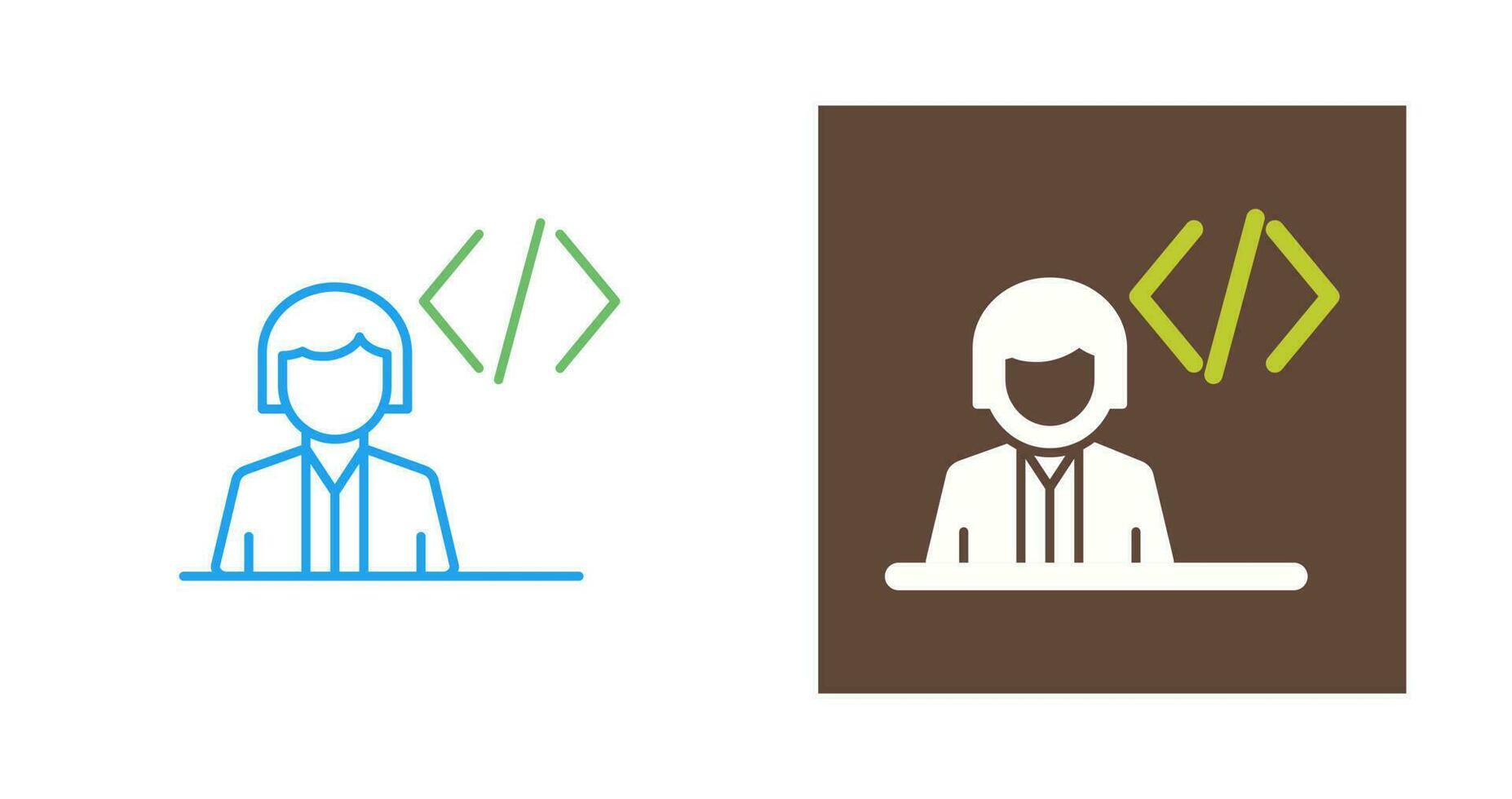 Programmer Vector Icon