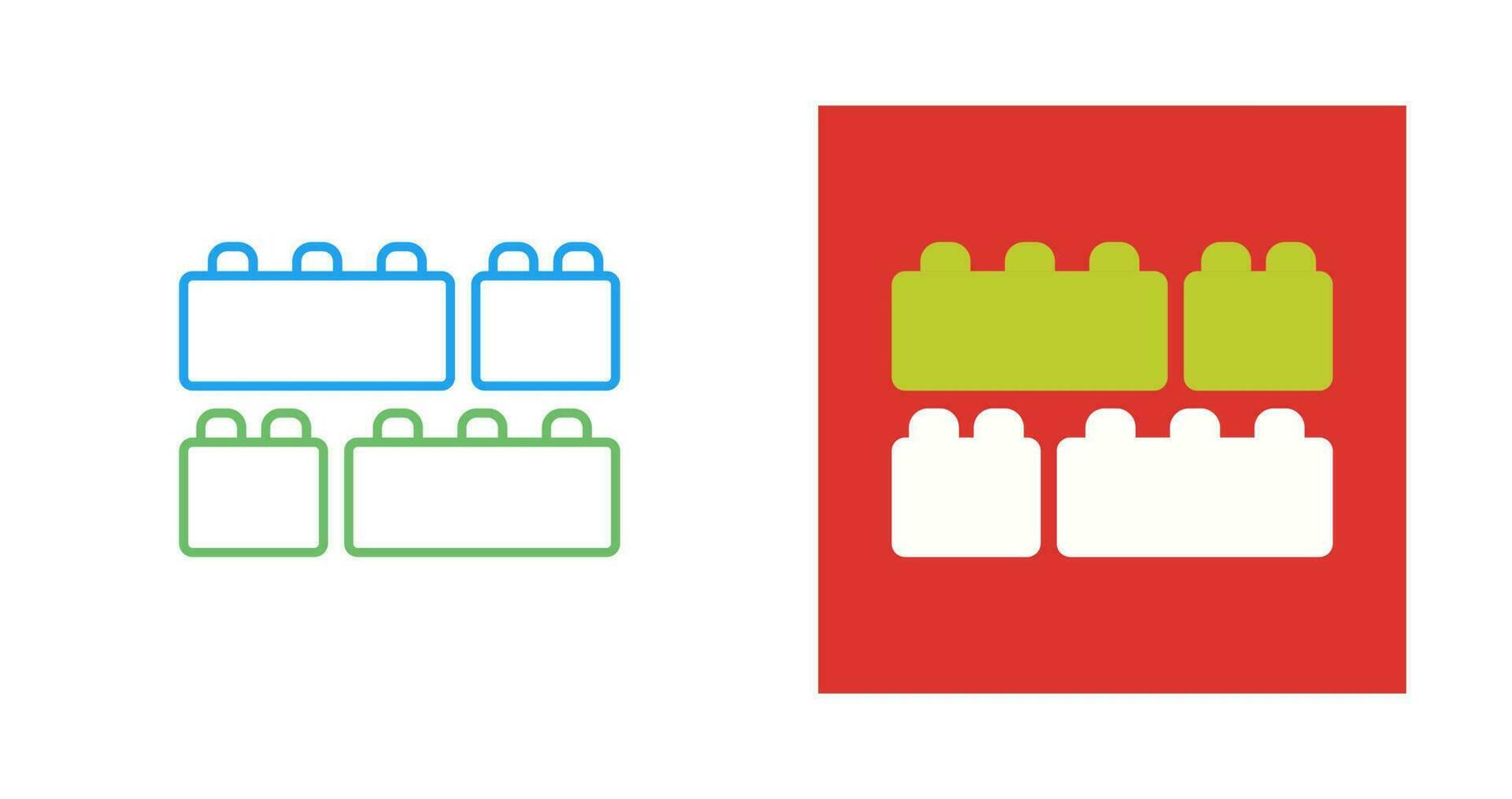 Toy Blocks Vector Icon