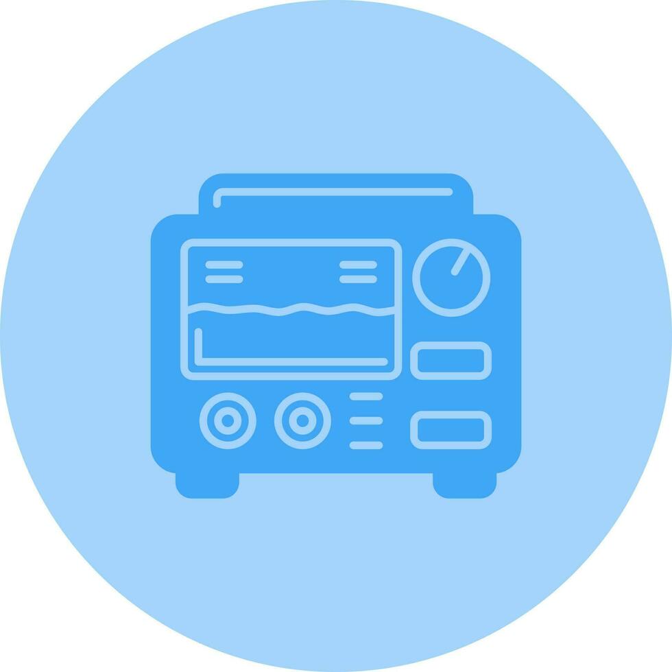 Oscilloscope Vector icon