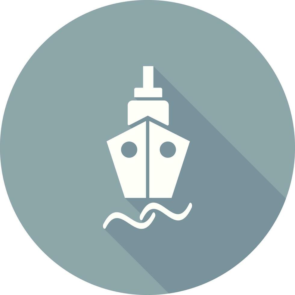 icono de vector de barco