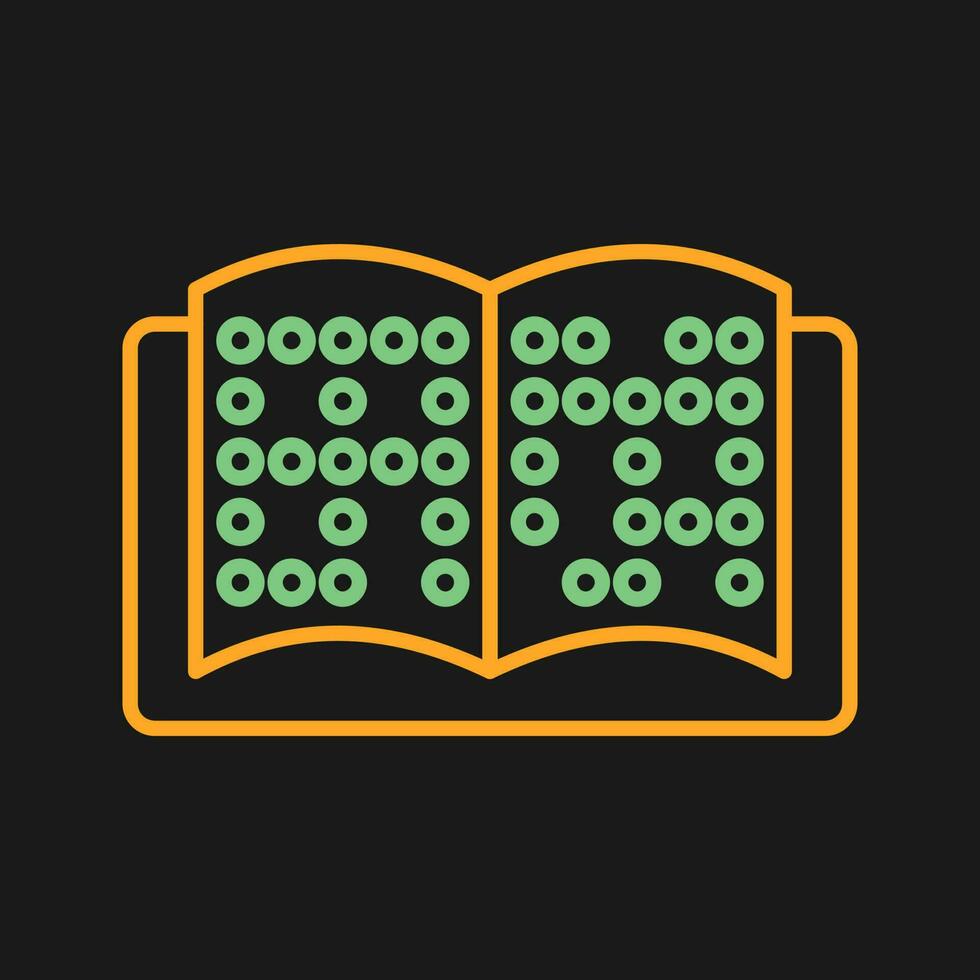 Braille Vector Icon