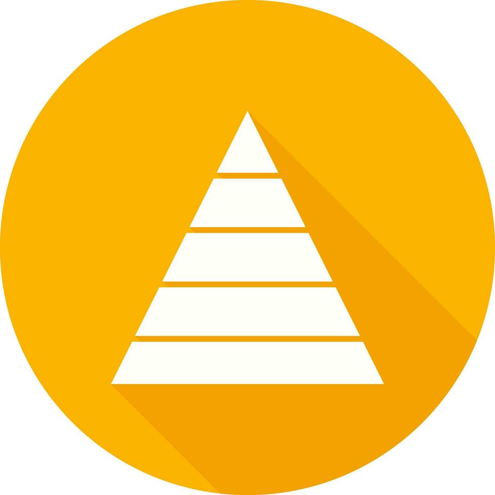 Pyramid Graph Vector Icon