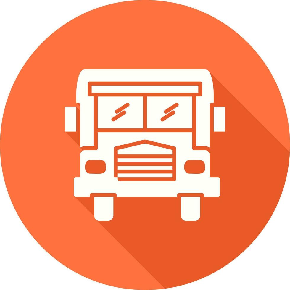 icono de vector de autobús escolar