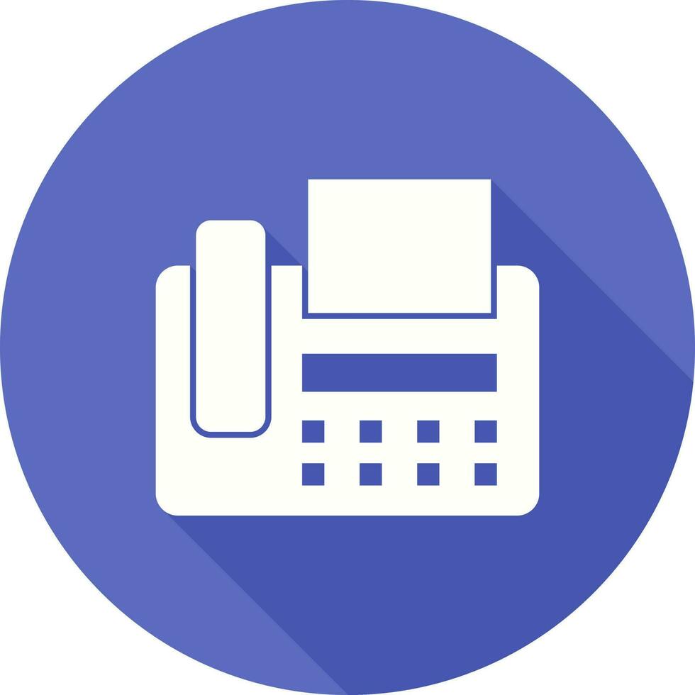 Fax Machine Vector Icon