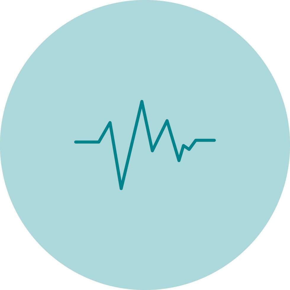 Heartbeat Line Icon vector