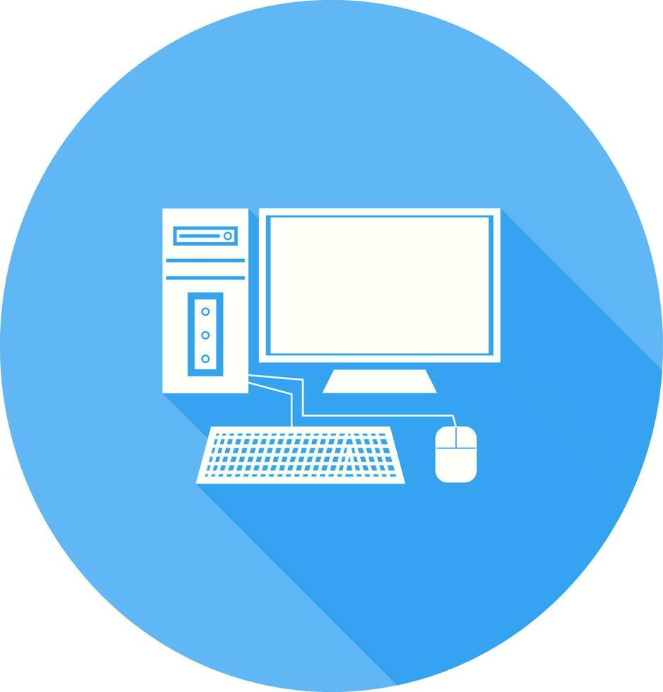 Computer Vector Icon