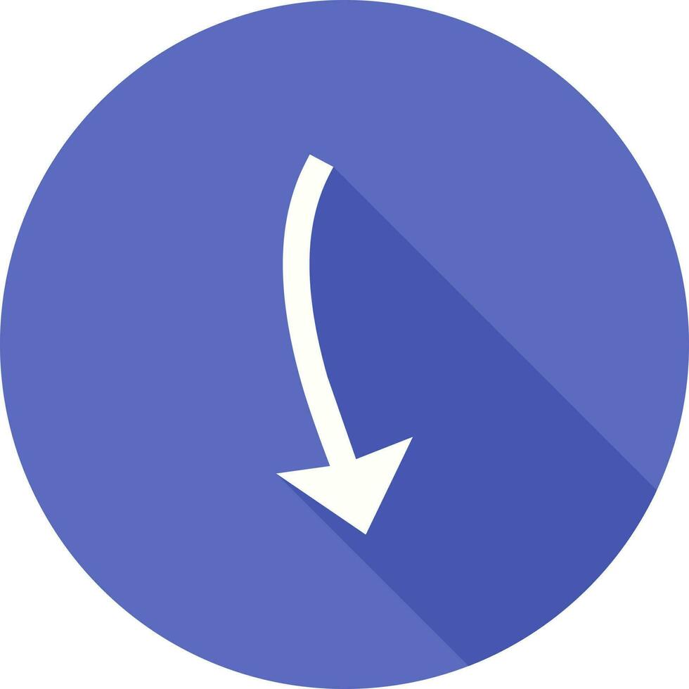 Arrow Pointing Down Vector Icon