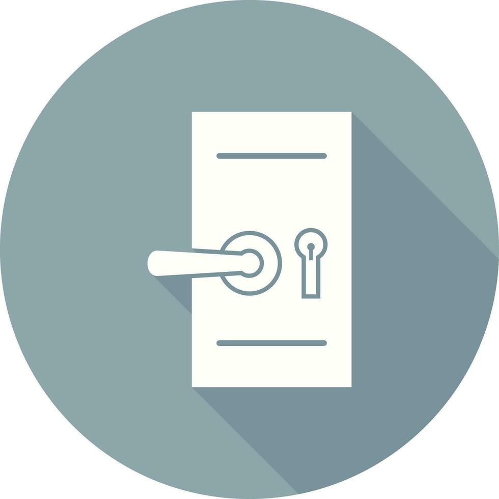 Door Security Lock Vector Icon