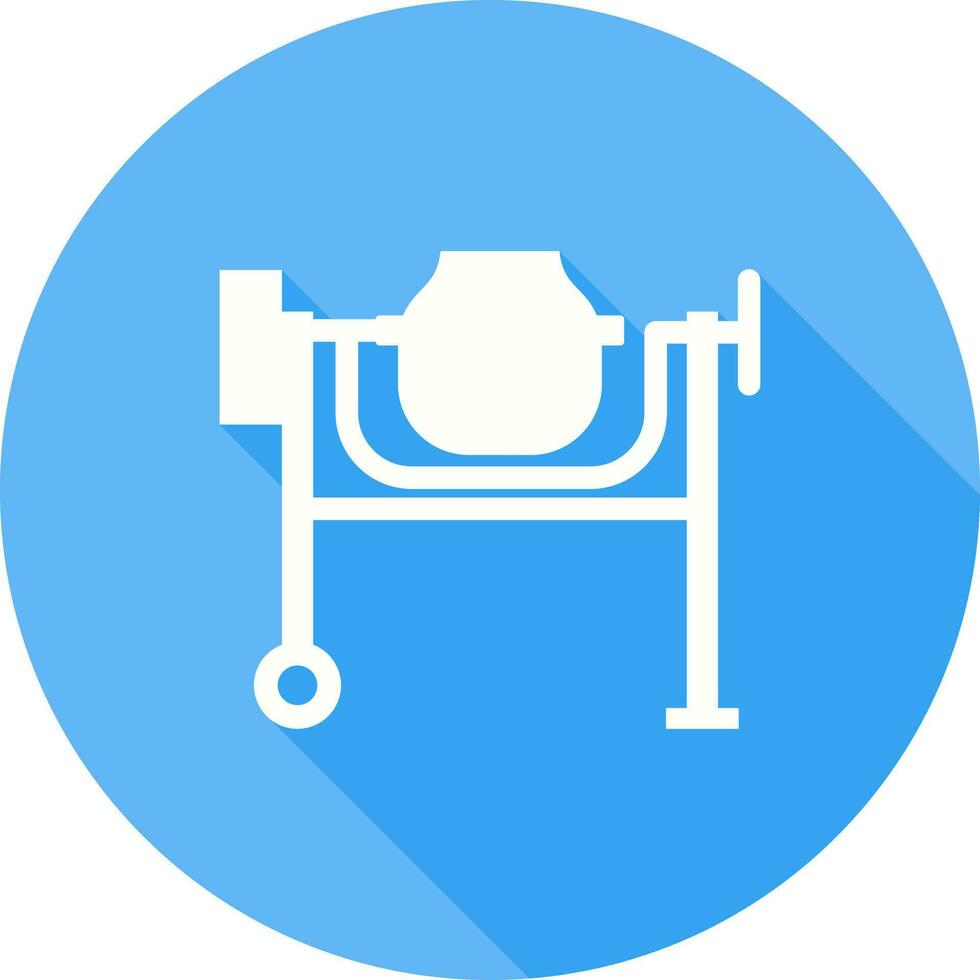 Cement Mixing Vector Icon