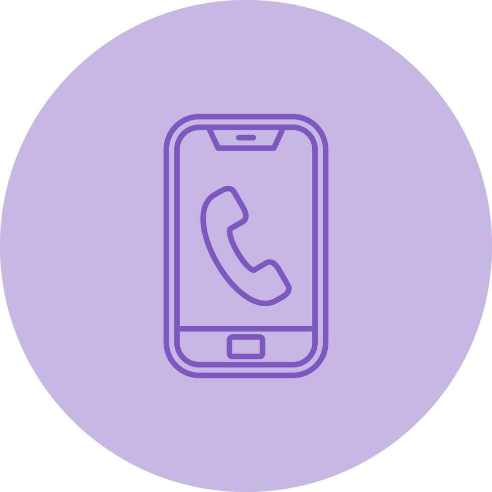 Phone Line Icon vector