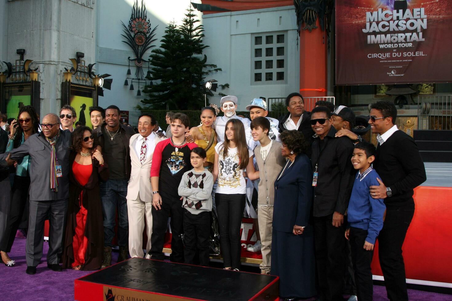 Guests, Family, Prince Michael Jackson, Prince Michael Jackson, II aka Blanket Jackson, Paris Jackson photo