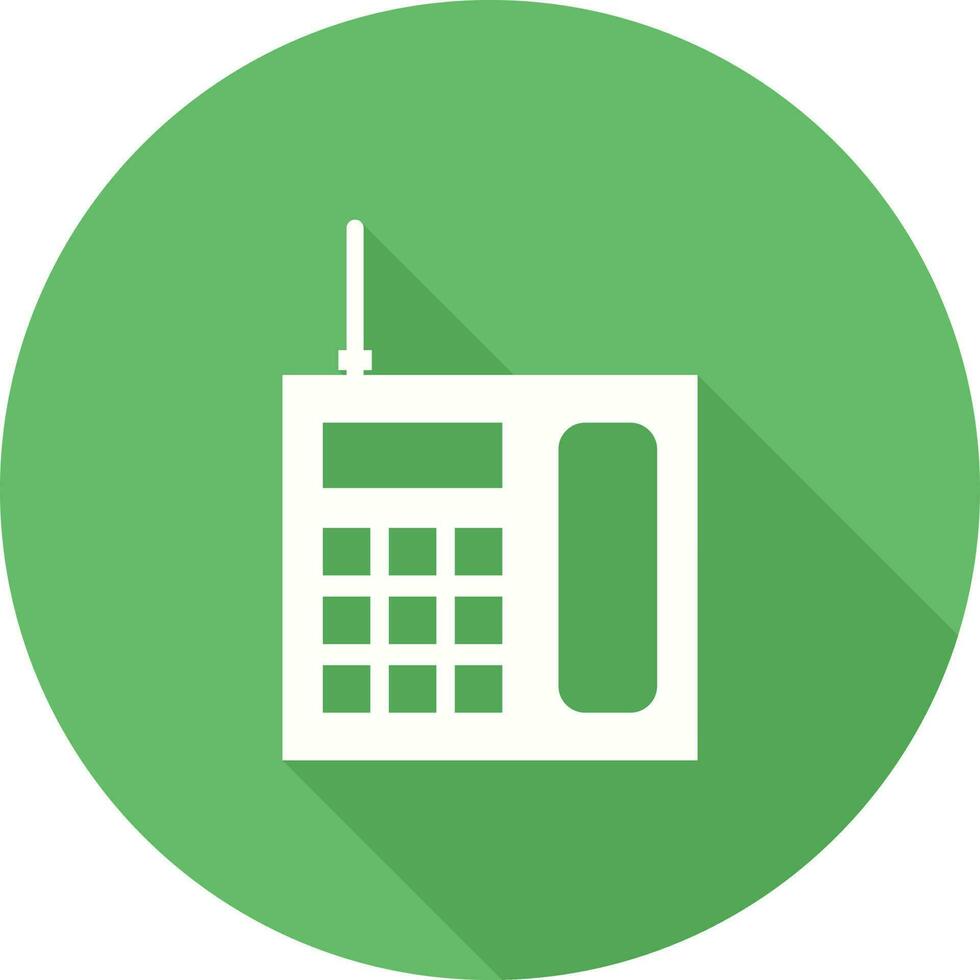 Wireless Landline Phone Vector Icon