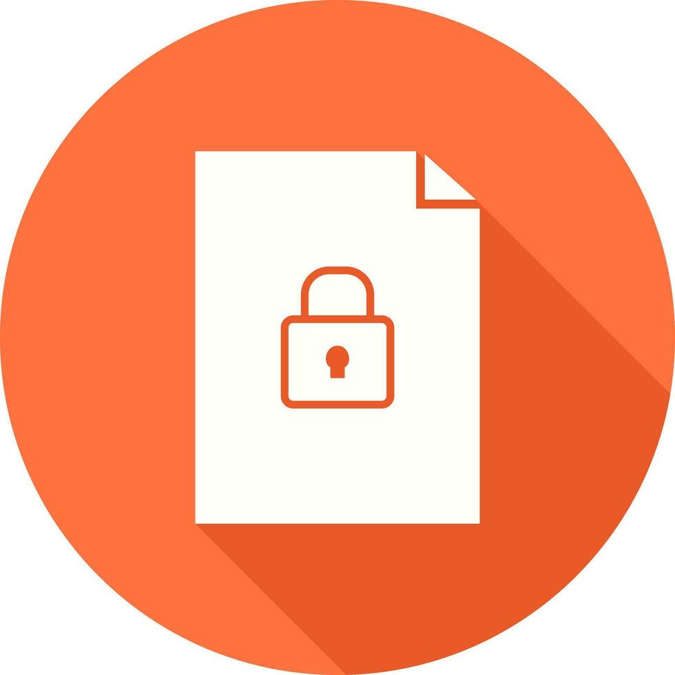 Secure Document Vector Icon