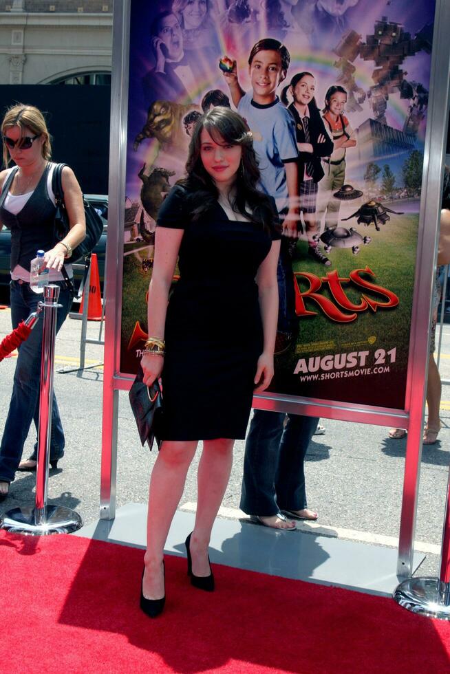Kat Dennings arriving at the Shorts Premiere at Gaumans Chinese Theater in Hollywood CA on August 15 2009 2009 Kathy Hutchins Hutchins Photo