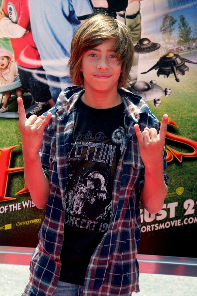 Jimmy Bennett arriving at the Shorts Premiere at Gaumans Chinese Theater in Hollywood CA on August 15 2009 2009 Kathy Hutchins Hutchins Photo