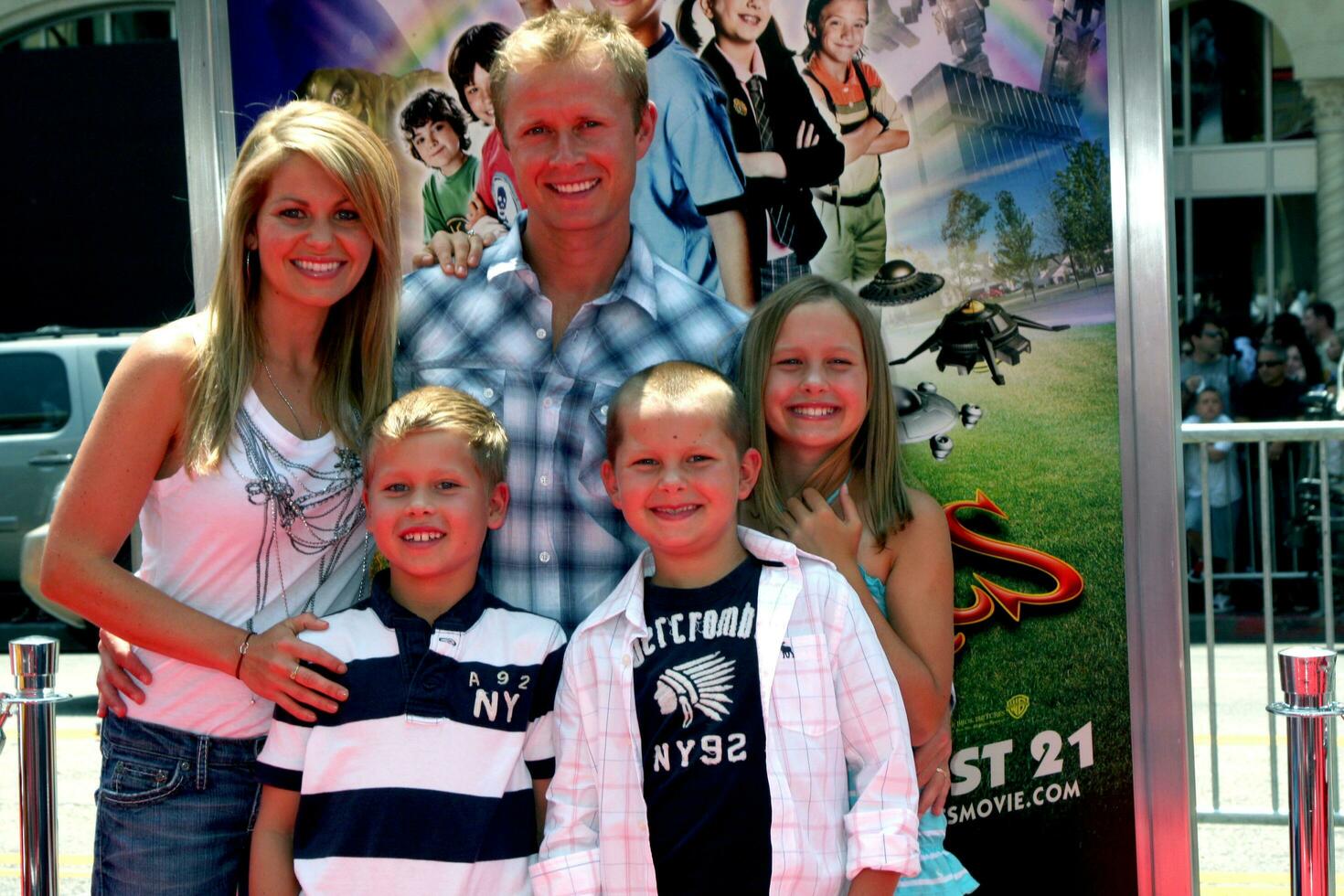 Candace Cameron Bure, husband Valeri Bure, sons Lev, Maksim and