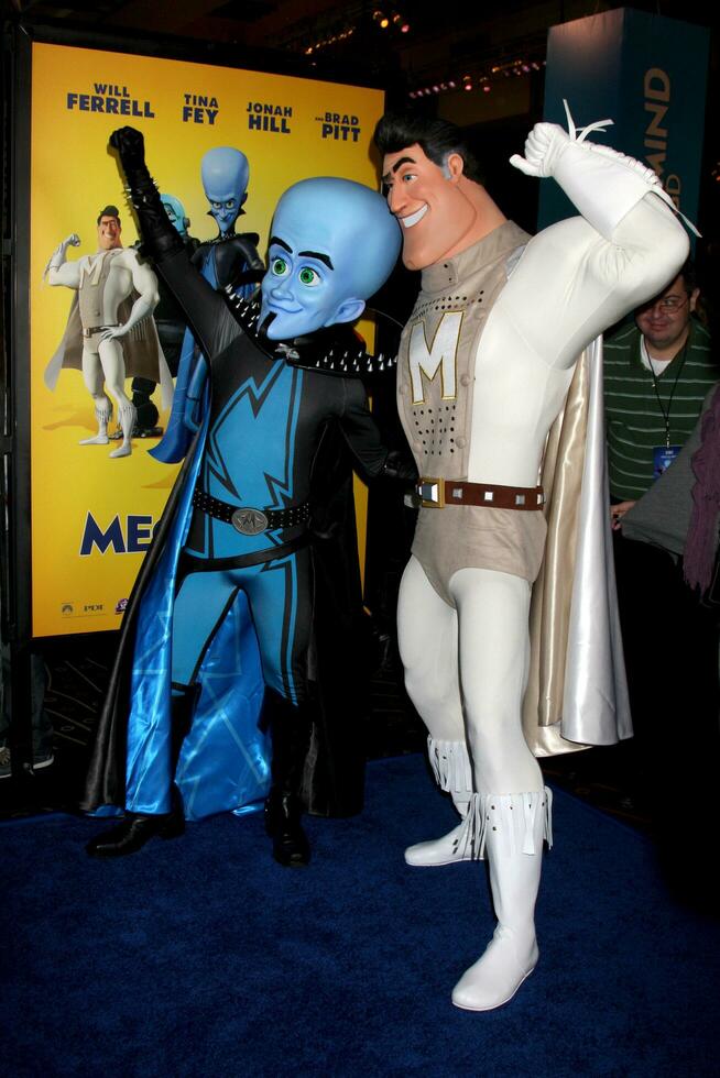 LOS ANGELES - OCT 30, Megamind, Metro Man arrives at the Megamind LA Premiere and Halloween Extravaganza at Manns Chinese Theater on October 30, 2010 in Los Angeles, CA photo