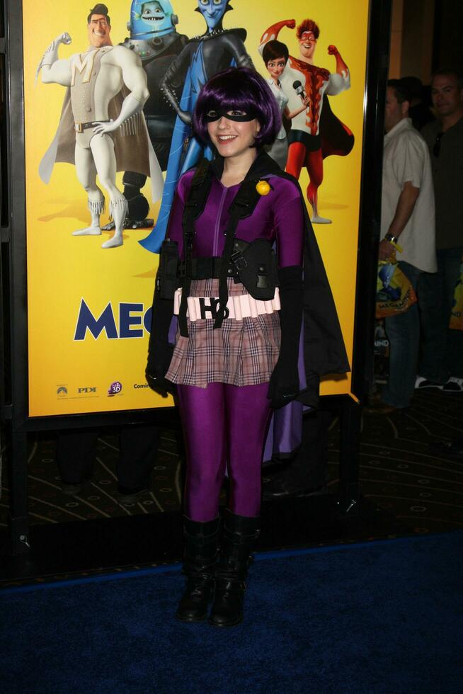 LOS ANGELES - OCT 30, Erin Sanders arrives at the Megamind LA Premiere and Halloween Extravaganza at Manns Chinese Theater on October 30, 2010 in Los Angeles, CA photo