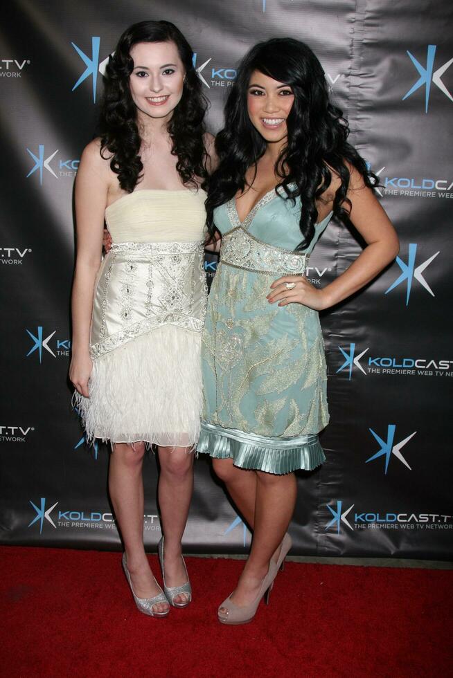 LOS ANGELES - DEC 14, Jillian Clare, Bianca Magick attends the Miss Behave Season Two Premiere Party at Flappers Comedy Club on December 14, 2010 in Burbank, CA photo