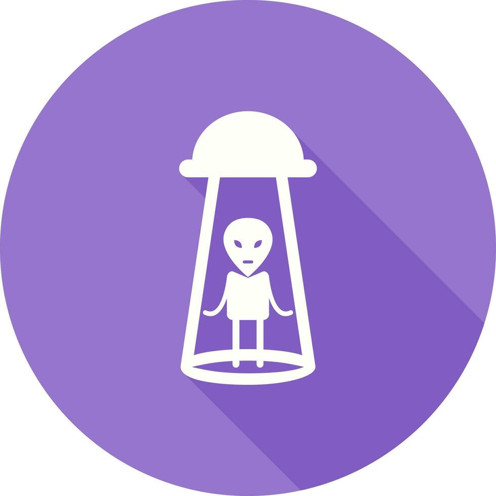 Alien Abduction Vector Icon