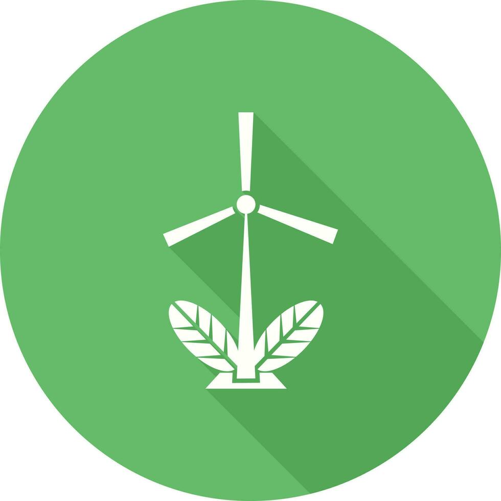 icono de vector de energía verde