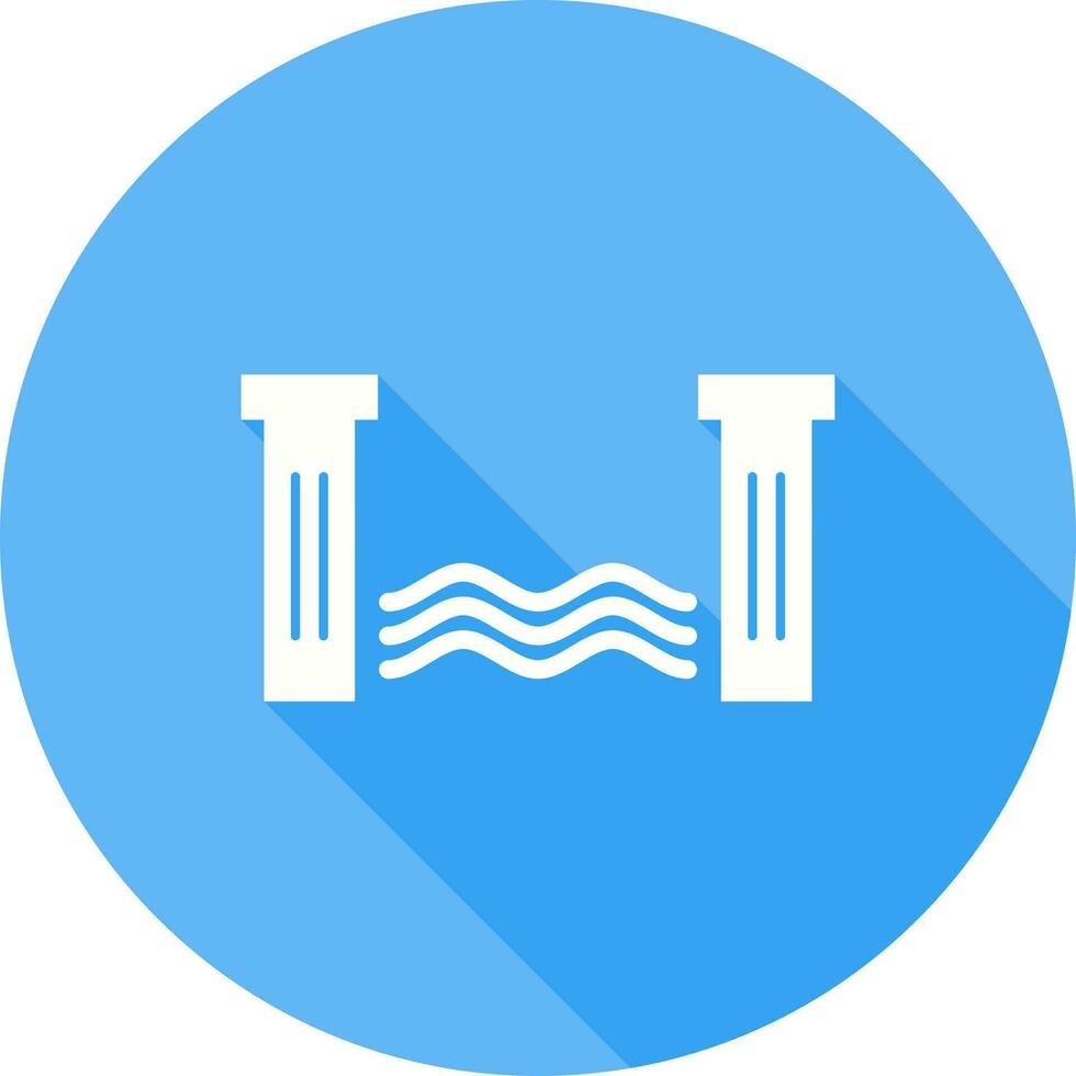 Water Dam Vector Icon