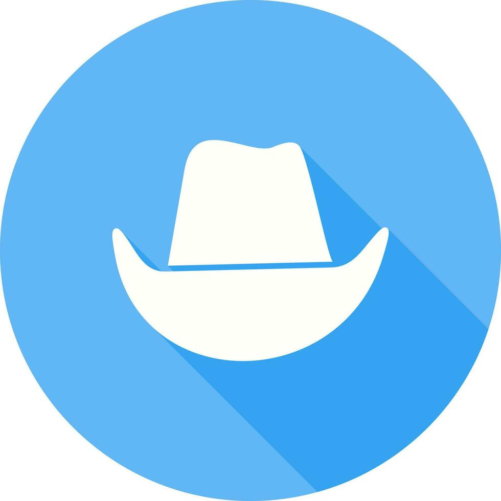 icono de vector de sombrero de vaquero