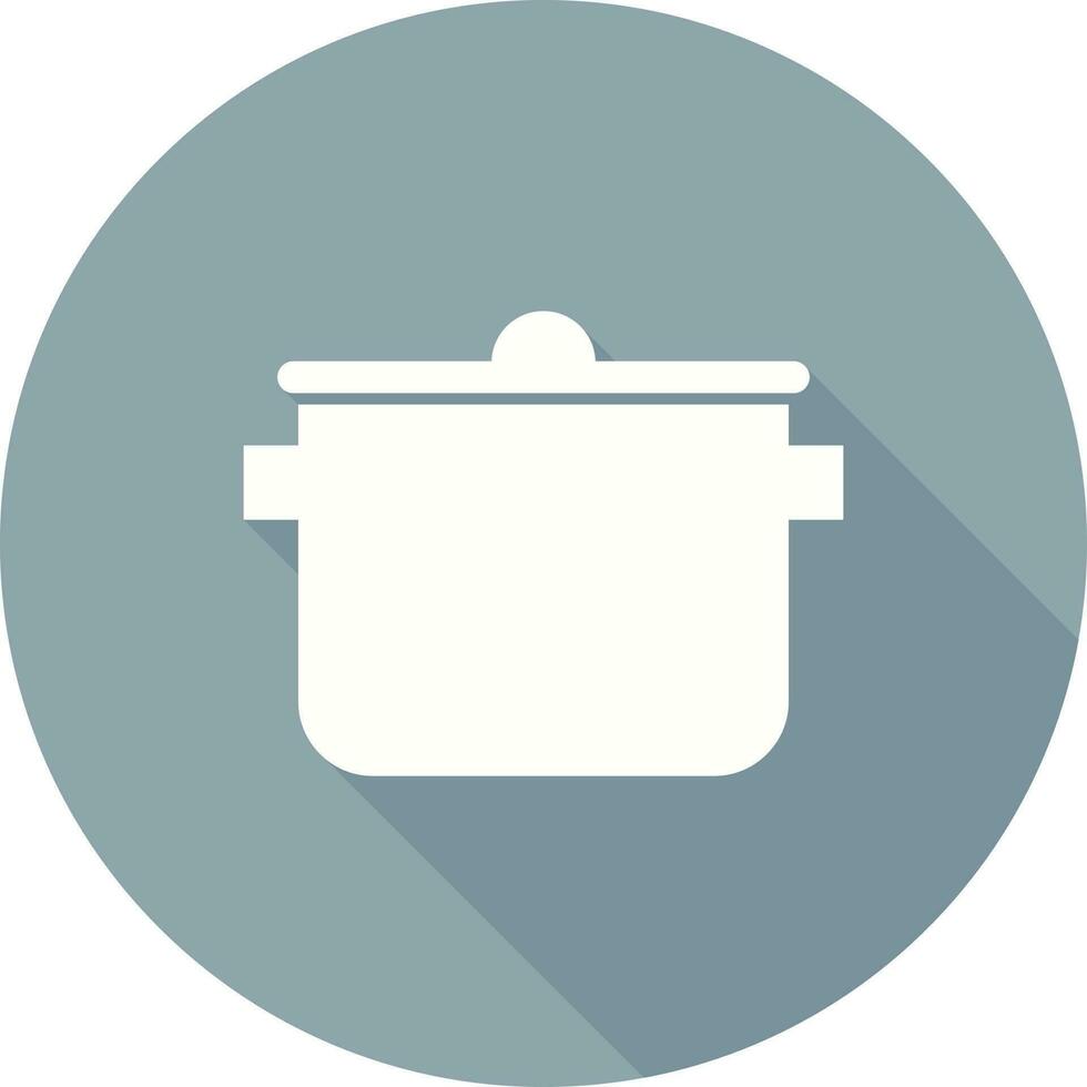 icono de vector de olla de cocina