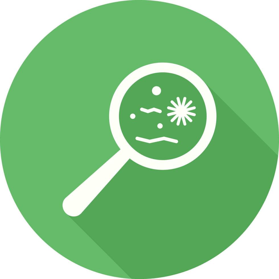 Magnified Bacteria Vector Icon